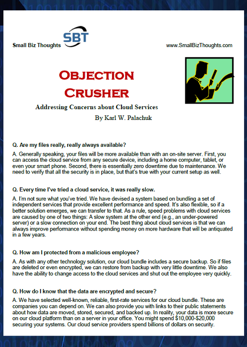 Msc0002 Cloud Objection Crusher